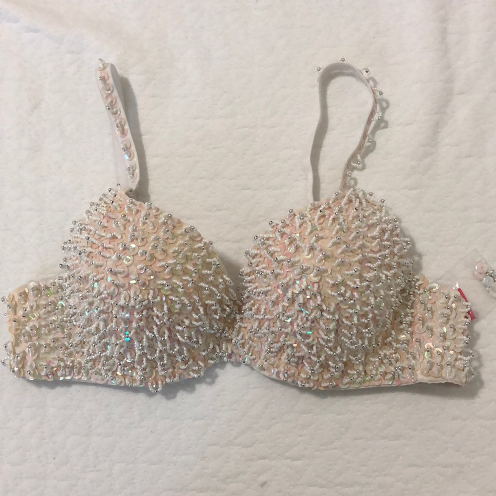 New EDM SEQUIN RAVE BRA